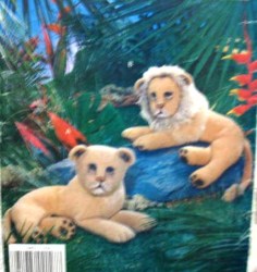 7847 401 VOG GRACEFUL STUFFED LIONS, LIONESS DOLLS PATTERN